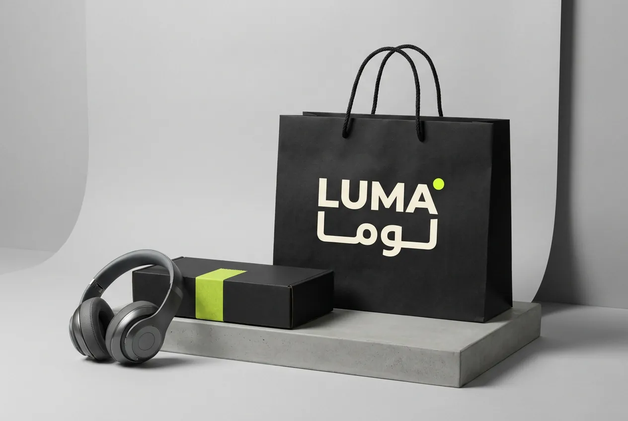 LUMA concept packaging and shopping bag