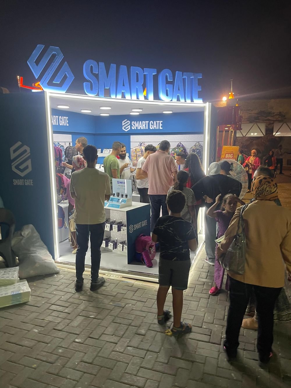 Smart Gate outdoor activation kiosk